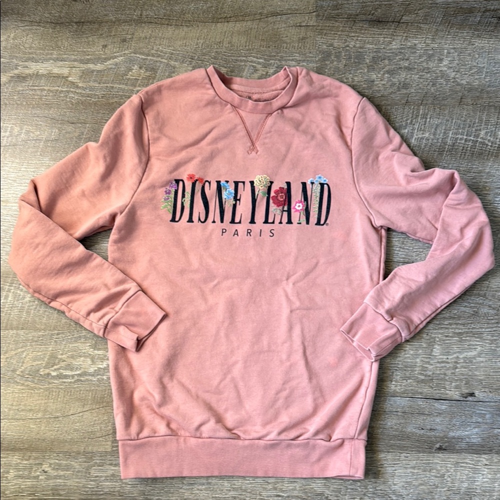 Disneyland Paris Floral Sweatshirt Size XS